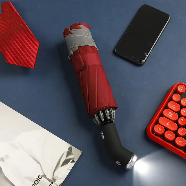 Paraply med Reflekterande & LED-belysning - Pet Modesti