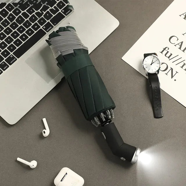 Paraply med Reflekterande & LED-belysning - Pet Modesti