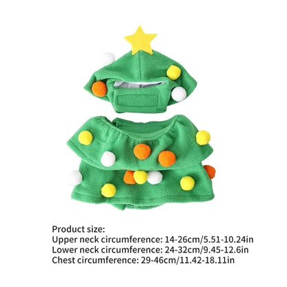 Christmas Pet Costume For Cat Dogs - Green