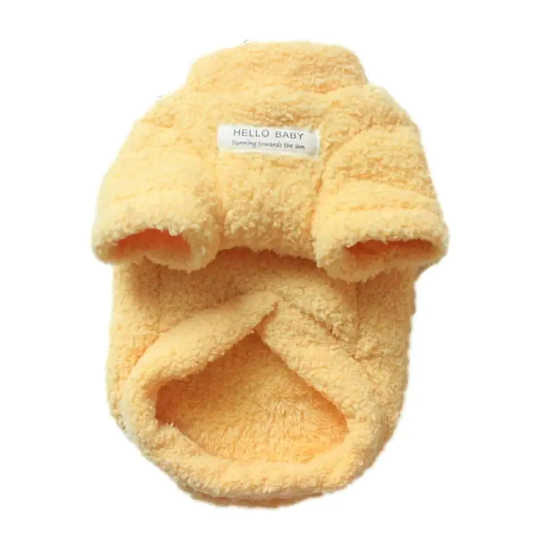 Plush Winter for Dogs - Yellow / S