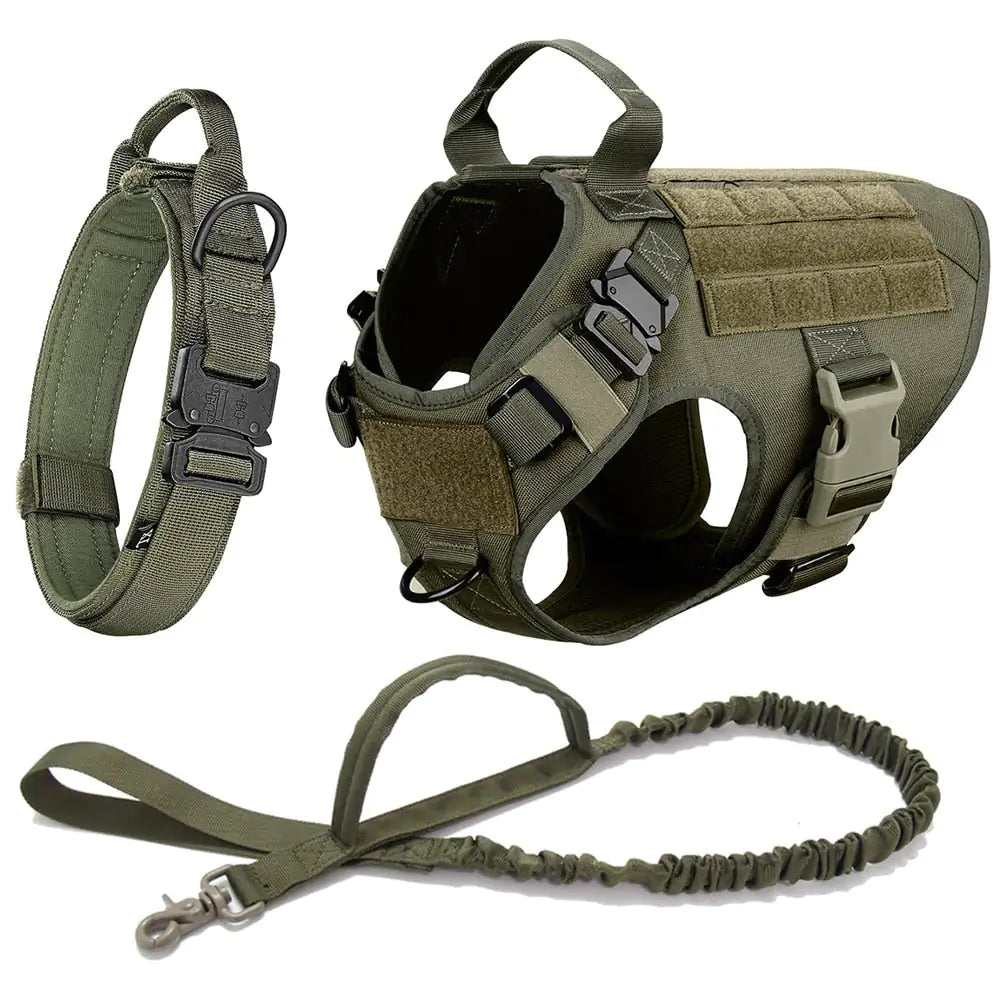 Tactical Harness millitary K9 Snabbkopplingssele - Pet Modesti