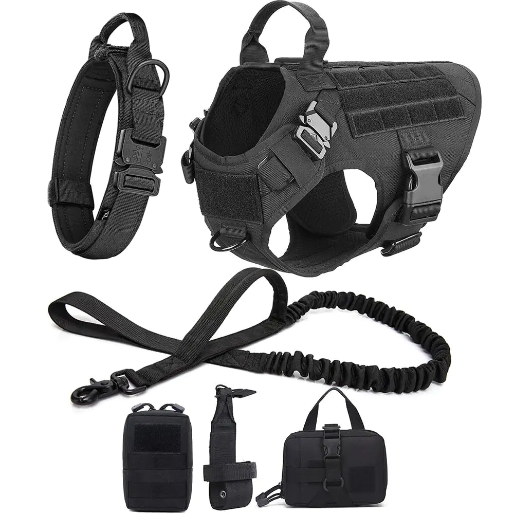 Tactical Harness millitary K9 Snabbkopplingssele - Pet Modesti