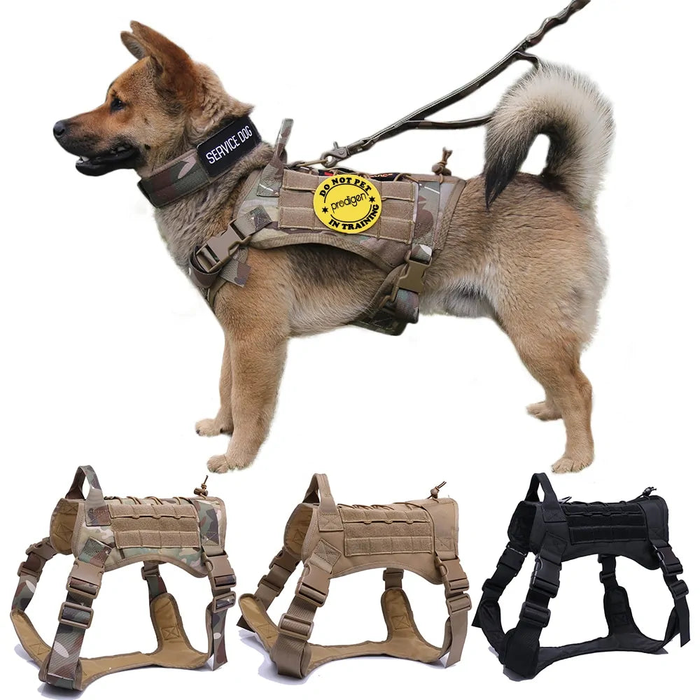 Tactical Harness Millitary K9 - Pet Modesti