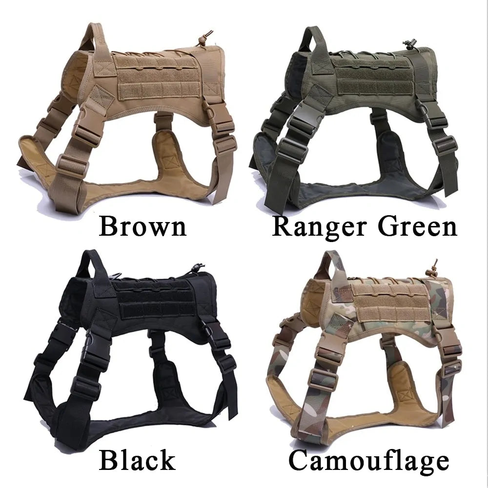 Tactical Harness Millitary K9 - Pet Modesti