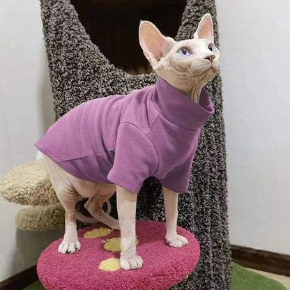 Tröjs för Sphynx-katt - Purple4 / Large