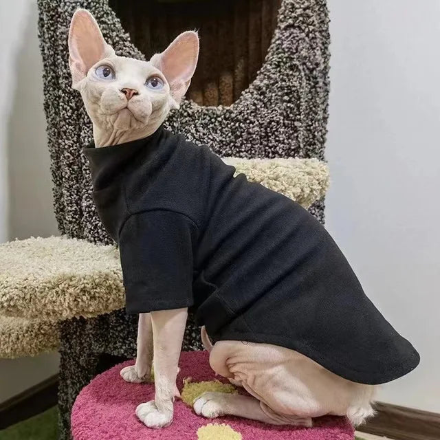 Tröjs för Sphynx-katt - Black3 / Medium